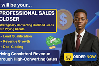 sales closer expert high ticket sales closer sales representative sales leads
