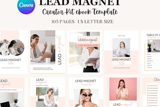 design custom instagram post, story, branding kit on canva