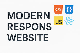 develop a professional responsive websiteusing HTML CSS js