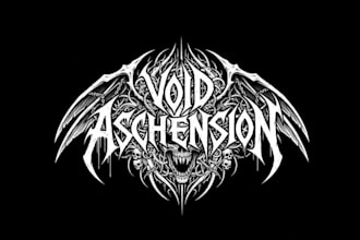 design black, slamming, brutal, death metal band logo