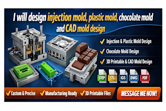 design injection mold ,plastic mold, chocolate mold and cad mold design