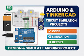 design and simulate arduino electronics circuits in tinkercad with code