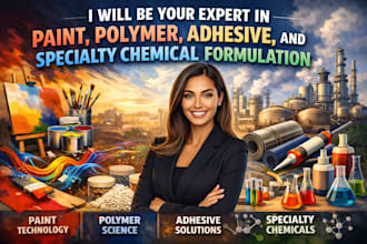 be your expert in paint, polymer, adhesive, and specialty chemical formulation