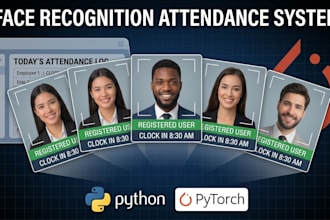 build a face recognition system for attendance, security, etc
