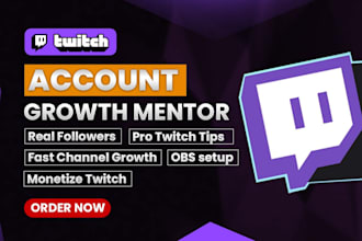 your twitch mentor to setup and grow twitch streams