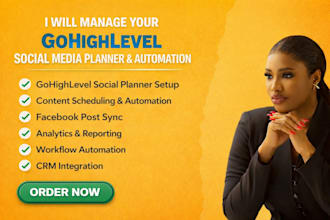 gohighlevel social media virtual assistant ghl social planner facebook post sync