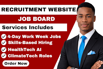 build a responsive recruitment website, job board or staffing agency portal