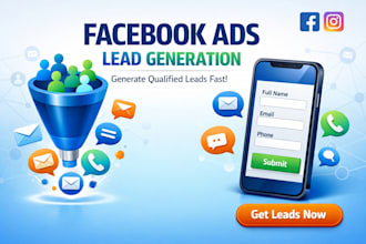 setup facebook ads lead generation campaign for sales