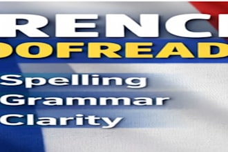 proofread and correct your french text for spelling and grammar