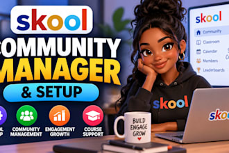skool community manager skool online community skool community setup skool setup