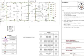 create electrical design and lighting plan for permit