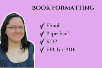 format your fiction or nonfiction book