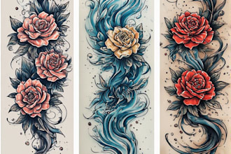 design professional creative tattoo design