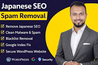 fix japanese SEO spam, blacklist removal, remove malware, and fix wordpress