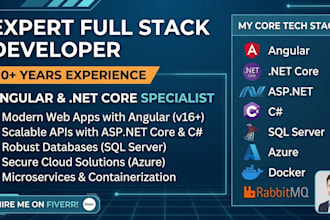 develop scalable net core web API asp net mvc and angular applications