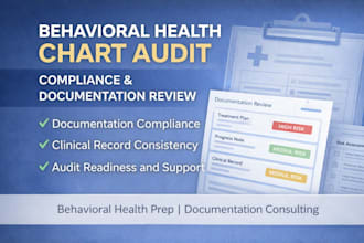audit charts for compliance and payer readiness