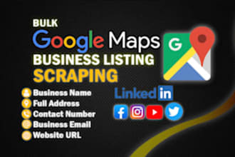 do google map scraping for business leads with emails