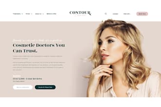 build medical spa website responsive wellness ,aesthetics, healthcare website