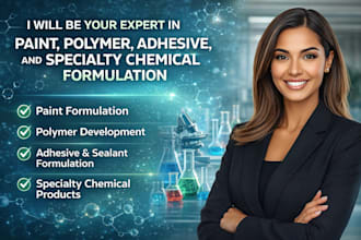 be your expert in paint, polymer, adhesive, and specialty chemical formulation
