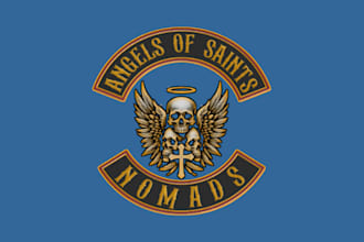 create custom fivem mc kuttes, mc cuts, mc patches with side rockers and ranks