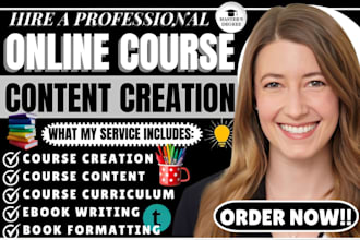 create masterclass ebook online course content and instructional workbook design