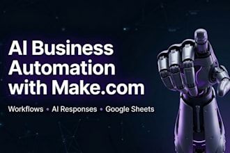 automate your business workflows with ai and makecom