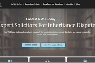 build a professional law firm or business website
