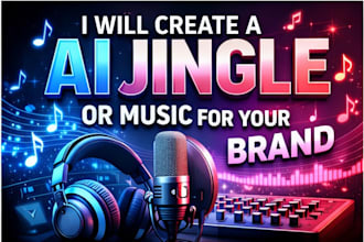 create a custom ai song, jingle or music for your brand