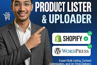 do shopify and wordpress product listing with SEO