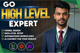 set up gohighlevel funnel, pipeline and marketing automation