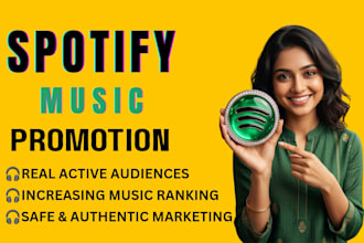do organic spotify promotion with music marketing