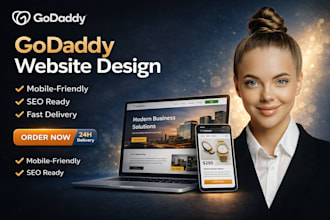 godaddy website design, godaddy website redesign, develop godaddy website design