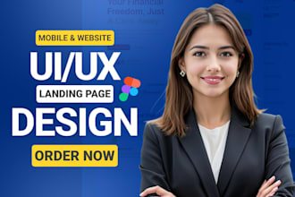 do figma website design, website UI UX design, e commerce landing pag
