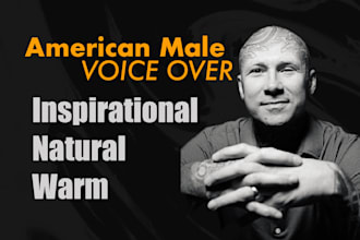 record a north american male voiceover