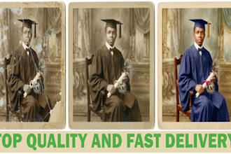 do old photo restoration, colorize, repair damaged photos