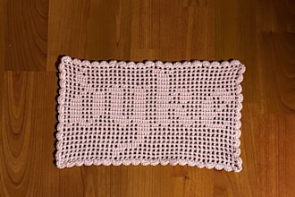 a filet crochet pattern for you