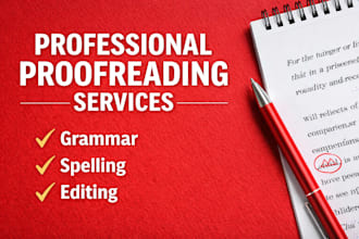 proofread and edit your articles, blogs or documents
