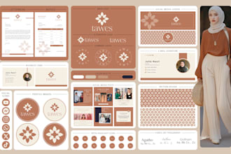 design luxury signature logo, branding kit, and brand identity
