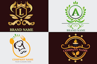 design awesome unique restaurant food coffee BBQ spices logo
