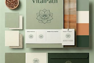 create a strategic brand identity and product  for your wellness business