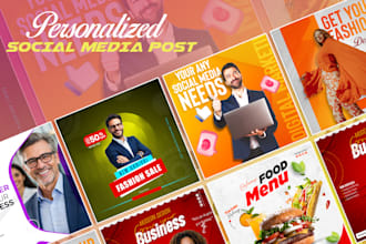 create modern social media post designs for your brand