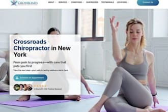 build squarespace chiropractor website acupuncture  physical therapy site