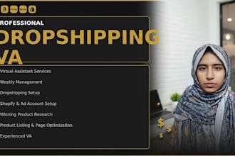 shopify ecommerce virtual assistant and store manager