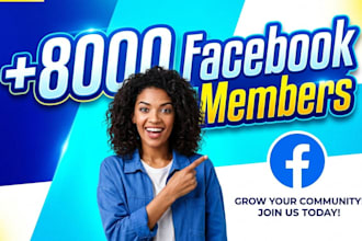 instantly gain 8000 facebook members fast