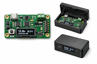 design pcb 3d enclosure, pcb layout, and 3d printable electronic case
