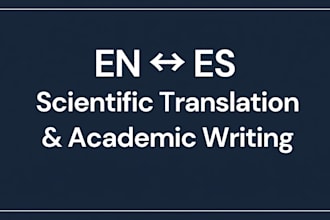 translate or write your scientific and medical texts