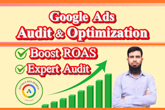 audit and optimize google ads PPC campaigns for better roas