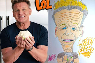 turn you into a hilarious drawing