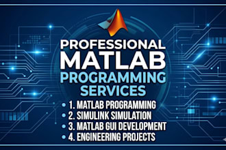 urgently do matlab programming, simulink simulation and gui development