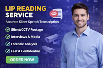 lip read unclear video conversations professionally